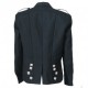 Black Prince Charlie Scottish Kilt Jacket with vest