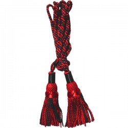 Multi Color Red & Black Silk Bagpipe Drone Cord