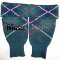 Scottish/Highland Mackenzie Tartan Diced Wool kilt Hose Top