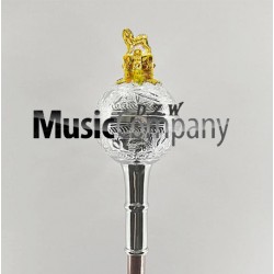 Spare Embossed Ball Mace Head with Crown and Lion