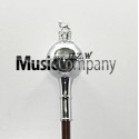 Spare Plain Ball Mace Head with Crown and Lion