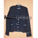 Blue Argyle/Argyll Scottish Kilt Jacket with vest