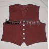 Maroon Argyle/Argyll Scottish Kilt Waistcoat