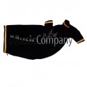 Gold Trim Black Velvet Bagpipe Cover