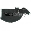 Silver Trim Black Velvet Bagpipe Cover