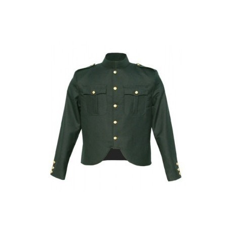 Green Melton Wool Police Tunic