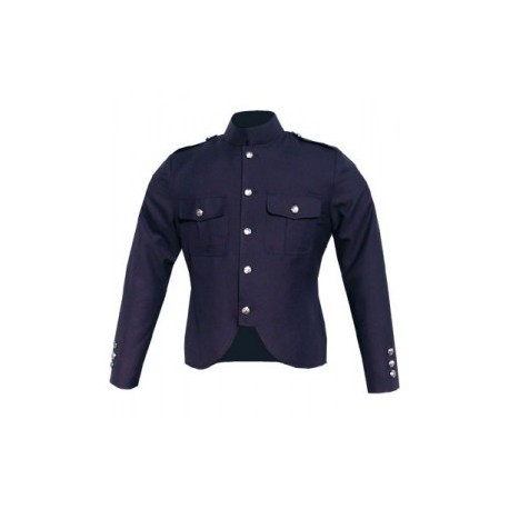 Blue Melton Wool Police Tunic