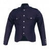 Blue Melton Wool Police Cutaway Tunic