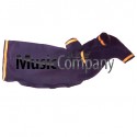 Gold Trim Navy Velvet Bagpipe Cover