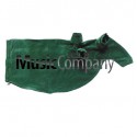 Green Trim Green Velvet Bagpipe Cover