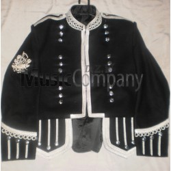 Black Piper Military Doublet Tunic Jacket