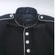 Black Military Style Doublet Tunic Jacket