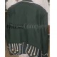 Green Military Style Doublet Tunic Jacket