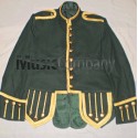 Dark Green Drummer Military Doublet Tunic Jacket