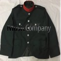 Green Canadian Military Style Cutaway Kilt Tunic