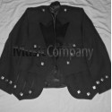 Black Regulation Doublet Kilt Jacket and Vest