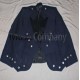 Blue Regulation Doublet Kilt Jacket and Vest