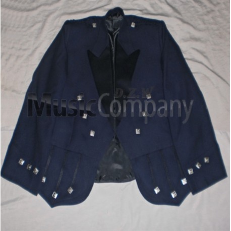 Blue Regulation Doublet Kilt Jacket and Vest