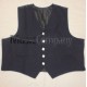 Black Regulation Doublet Kilt Waistcoat