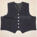 Black Regulation Doublet Kilt Waistcoat