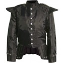 Nylon Black Doublet kilt tunic Jacket
