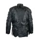 Nylon Black Leather Doublet kilt tunic Jacket