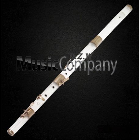 D Flute crystal glass body with 5 keys