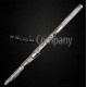 D Flute crystal glass body with 6 keys