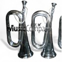Bb Regimental Cavalry Style Silver bugle tunable