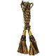 Multi Color Black & Gold Silk Bagpipe Drone Cord