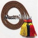 Tri Color Bugle and Trumpet Cord with Tassels