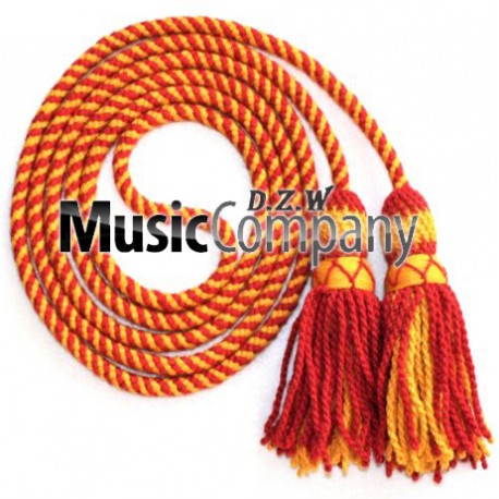 Multi Color Bugle and Trumpet Cord with Tassels