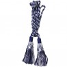 Multi Color Royal Blue & White Silk Bagpipe Drone Cord