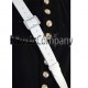 White Leather Bell Lyre Sling