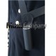 Black Leather Bell Lyre Sling