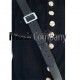 Black Leather Bell Lyre Sling