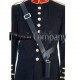 Black Leather Bell Lyre Sling