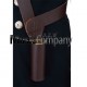 Brown Leather Bell Lyre Sling