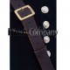Brown Leather Bell Lyre Sling