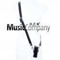 Black Gloss PVC Bell Lyre Sling