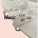 White PVC Leg Apron Drummer Leg Protector