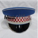 Royal Blue Marching Band Peak Hat