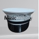 White Marching Band Peak Hat