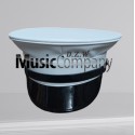 White Marching Band Peak Hat