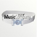 White Matt PVC Parade Belt with Tongue & Loop