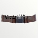 Brown Matt PVC Parade Belt with Chrome Buckle
