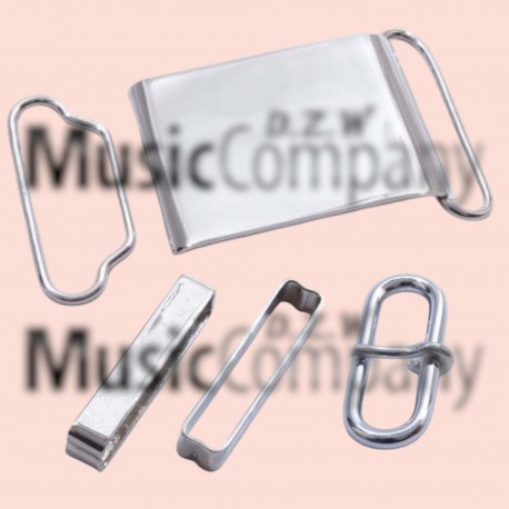Parade Plain Plate Belt Buckle with 2 Loops/Runners include 2 Side Buckle