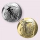 12 Pcs Pack Irish Harp Uniform Button