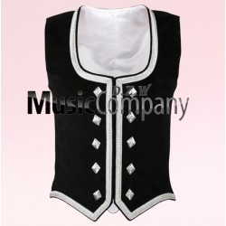 Black Velvet Highland Dance Waistcoat/Vest