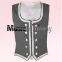 Gray Velvet Highland Dance Waistcoat/Vest